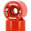 Arbor 4-Set Freeride Series Skateboard Wheels - Red