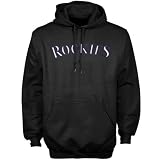 Majestic Colorado Rockies Black Import Hoody Sweatshirt at Majestic