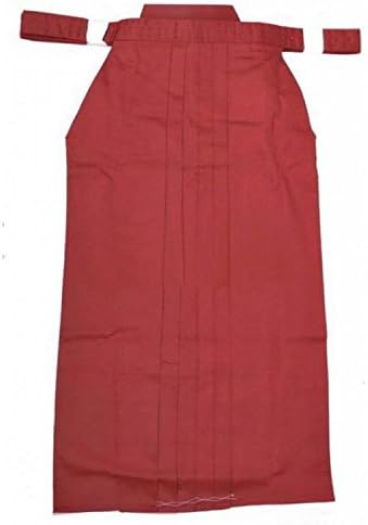 Daycent Japanese Kendo Laido Aikido Hapkido Hakama Martial Arts Uniform Kimono (XXL, Red)