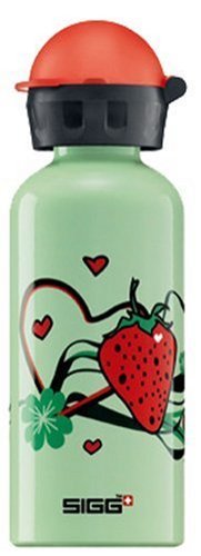 Sigg Kids Water Bottle (0.4-Liters, Strawberry Kiss)