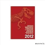 12DR-AH05-RE/2012マークス手帳【A6変型ホリゾンタル】ザウルス/レッド