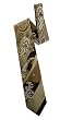 Profusion Woven Tie in olive, black
