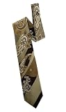 Profusion Woven Tie in olive, black