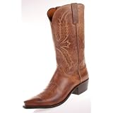 1883 by LUCCHESE Mad Dog Goat Leather Mens Western Boots Tan by Lucchese