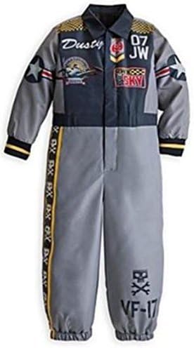 Disney Store Authentic Planes Dusty Jumpsuit Halloween Costume Size 5/6