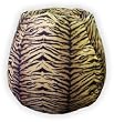 MicroFibres Tiger Bean Bag Chair-Model: BB-35-MF-TIGER