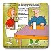 Londons Times Funny Music Cartoons - Spin Doctor Waitress - Light Switch Covers - double toggle switch