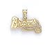 14k Small Atlanta Braves Pendant