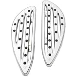 Arlen Ness Deep Cut Floorboards - Driver - Chrome 06-838 by Arlen Ness