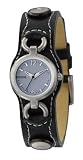 Fossil JR1015 Ladies Black Leather Strap with Blue Dial