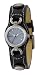 Fossil JR1015 Ladies Black Leather Strap with Blue Dial