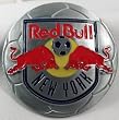Red Bull New York MLS Soccer Team Buckle,Men-Apparel-Accessory-Sports-Soccer-Belt-Buckle