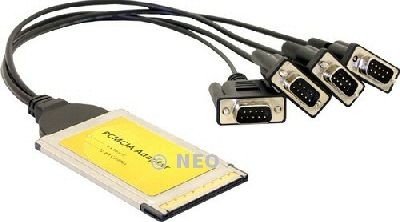 DELOCK PCMCIA Adapter, CardBus zu 4 x Seriell Preisvergleich