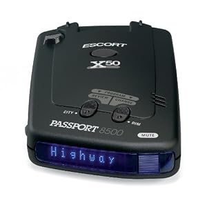 Escort Passport 8500X50 Black Radar Detector, Blue Display Escort Passport 8500X50 Black Radar Detector, Blue Display