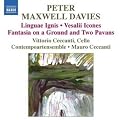 Maxwell Davies: Linguae Ignis/ Vesalii Icones/ Fantasia And Two Pavans