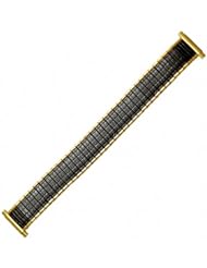 Twist-O-Flex Romunda (Black/Gold, 16-19mm, Extra Long, Straight End)