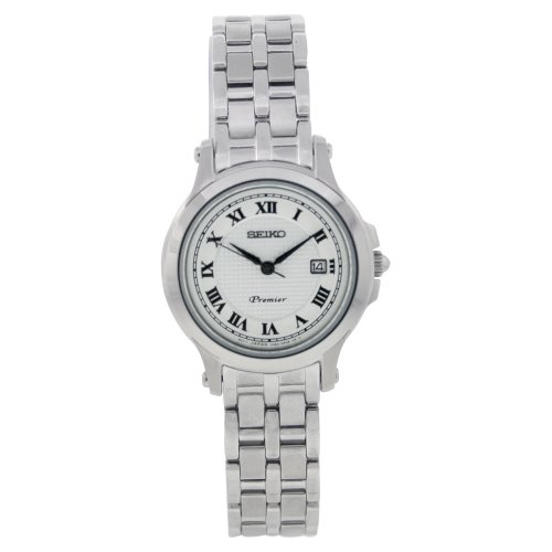 Seiko Women's SXDE01 Stainless Steel Analog with Silver Dial Watch