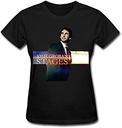 Women's Josh Groban Stages Music Art T-Shirt [Apparel]
