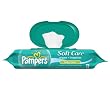 Pampers SoftCare Baby Fresh Wipes 1x Fitment Pack 72 Count (Pack of 4)