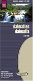  : Dalmatien 1 : 175 000: (Kroatien). Kartenbild 2seitig. Naturparks, Naturschutzgebiete. Viele Ausflugsziele. UTM-Raster f&uuml;r GPS am Blattrand. Klassifiziertes Stra&szlig;ennetz. Gitternetz und Ortsindex