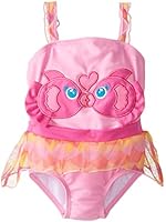 Candlesticks Baby Girls' Kissing Fish Pink Swimsuit