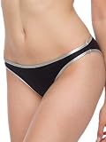 American Apparel Nylon Tricot Contrast Swim Flat Bikini Bottom