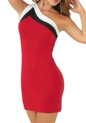 One Shoulder Stretchy Bodycon Dress/Club Dress/Party Dress/Mini Dress 