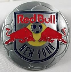 Red Bull New York MLS Soccer Team Buckle,Men-Apparel-Accessory-Sports-Soccer-Belt-Buckle