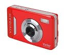 Vivitar Vivicam 7025 7.0 Megapixel Digital Camera - Red (7MP, 2.4" Screen, 4x Zoom, Anti-Shake)