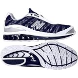Free Shipping - Football NEW BALANCE 7S ZIPS WIDE 2E RUN WHT/NAV