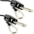 Apollo Horticulture GLRP18 Pair of 1/8" Adjustable Grow Light Rope Hanger w/ Improved Metal Internal Gears
