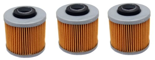 Factory Spec, FS-707, Yamaha Oil Filters 3 Pack Raptor 700
