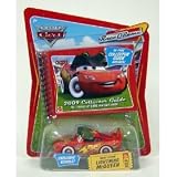 Disney / Pixar CARS Movie 2009 Collector's Guide with Exclusive 1:55 Die Cast Night Vision Lightning McQueen
