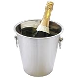 Champagne Ice Bucket - S.Steel - Brushed Plain
