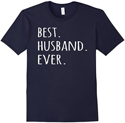 Men's Best Husband Ever T-shirt romantic Mr tshirt tee for him XL Navy