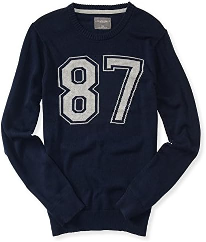 Aeropostale Mens Intarsia Pullover Sweater 437 M