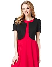 Cotton Rich Scoop Neck Bolero