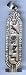Silver Egyptian Cartouche Pendant / Charm with Lotus and Hieroglyphic Border
