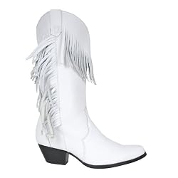 Oasis Western Fashion Boots in White