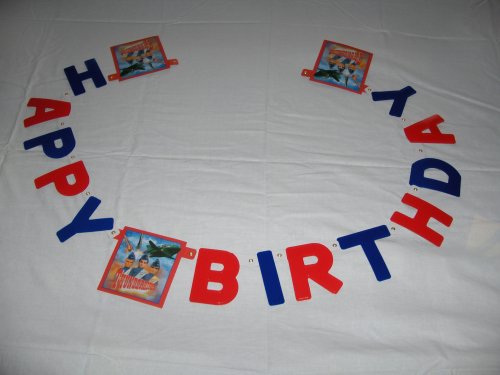 Thunderbirds Happy Birthday Party Banner