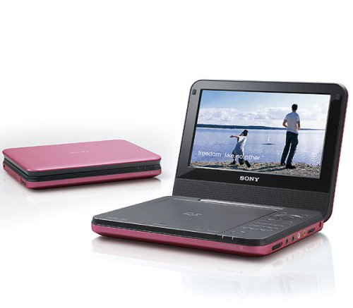 Sony - DVP-FX720 portable DVD player in pink