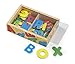 Melissa & Doug Wooden Alphabet Magnets, Letter Magnets for Kids, Fridge Magnets for Kids, Early Development & Activity Toys, Learning Toys, Toys for 2+ Year Old Girls or Boys