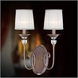 Locksley Two Light Wall Sconce in Antique Bronze