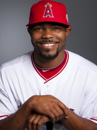 Los Angeles Angels of Anaheim Photo Day, TEMPE, AZ - FEBRUARY 21: Howie Kendrick Photographic Poster Print by Rob Tringali, 24x32