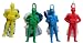 Paratroopers with Parachute 12 pc