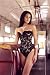 Vollers Tulip Lace over Gold Satin Corset