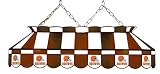 Imperial Cleveland Browns Licensed 40-Inch Rectangular Stained Glass Billiard Table Light