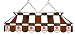 Imperial Cleveland Browns Licensed 40-Inch Rectangular Stained Glass Billiard Table Light