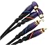 Monster DJ Cables 1 M. Pair Angled RCA to RCA (M DJ-RA-1M)