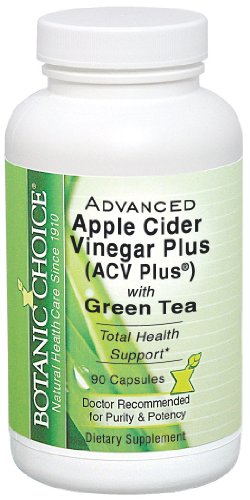 Huge save ondoes cider vinegar help you lose weight Botanic Choice Advanced Acv Plus with Green Tea, 90 Capsules